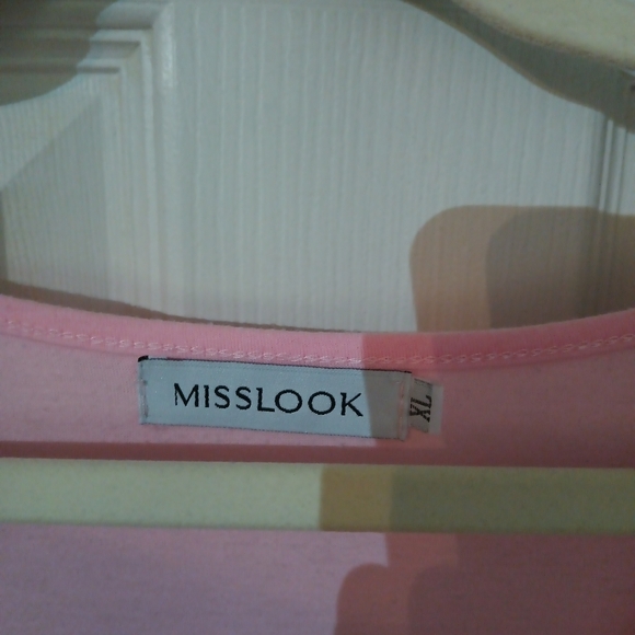 Misslook women's leopard sleeve pullover shirt size XL - Picture 2 of 3